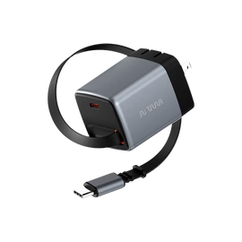 OMI  45W GaN Charger with Retractable  USB-C   Cable