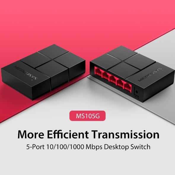 MS105G 5-Port 10/100/1,000 Mbps Desktop Switch