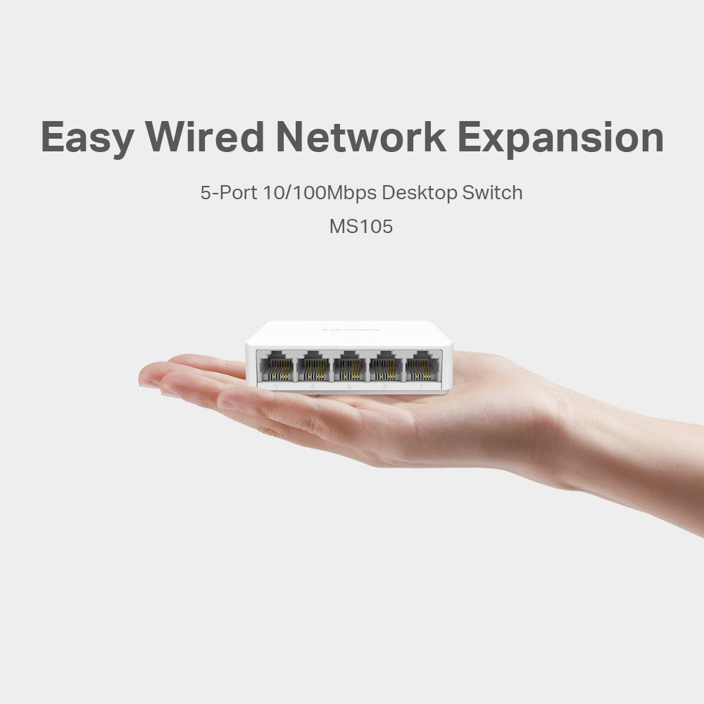 MS105 5-Port 10/100Mbps Desktop Switch