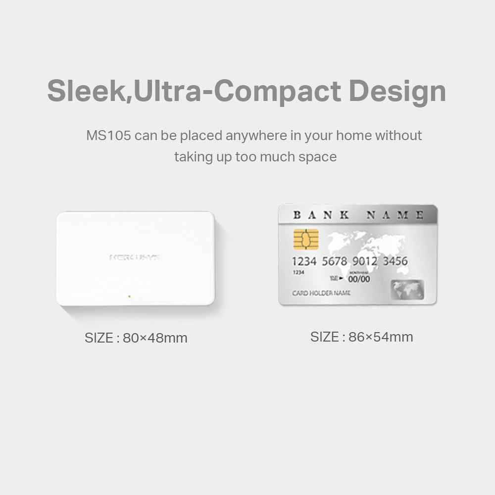 MS105 5-Port 10/100Mbps Desktop Switch