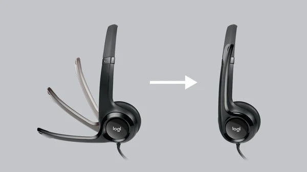 Logitech H390 USB Headset with Noise-Cancelling Mic