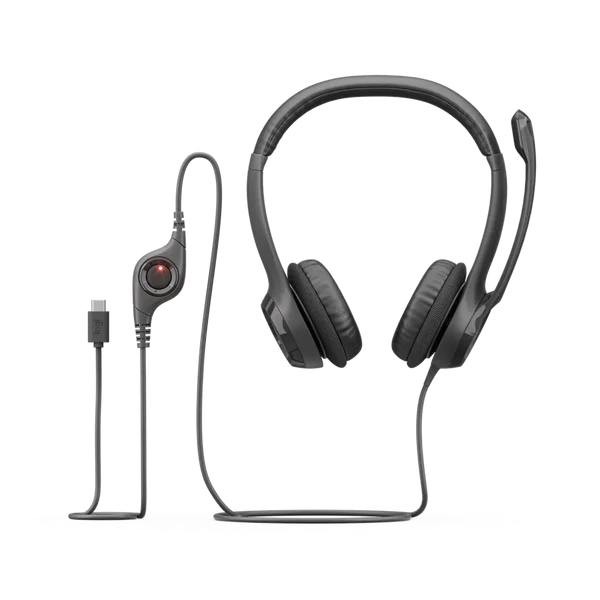 Logitech H390 USB-C Headset with Noise-Cancelling Mic